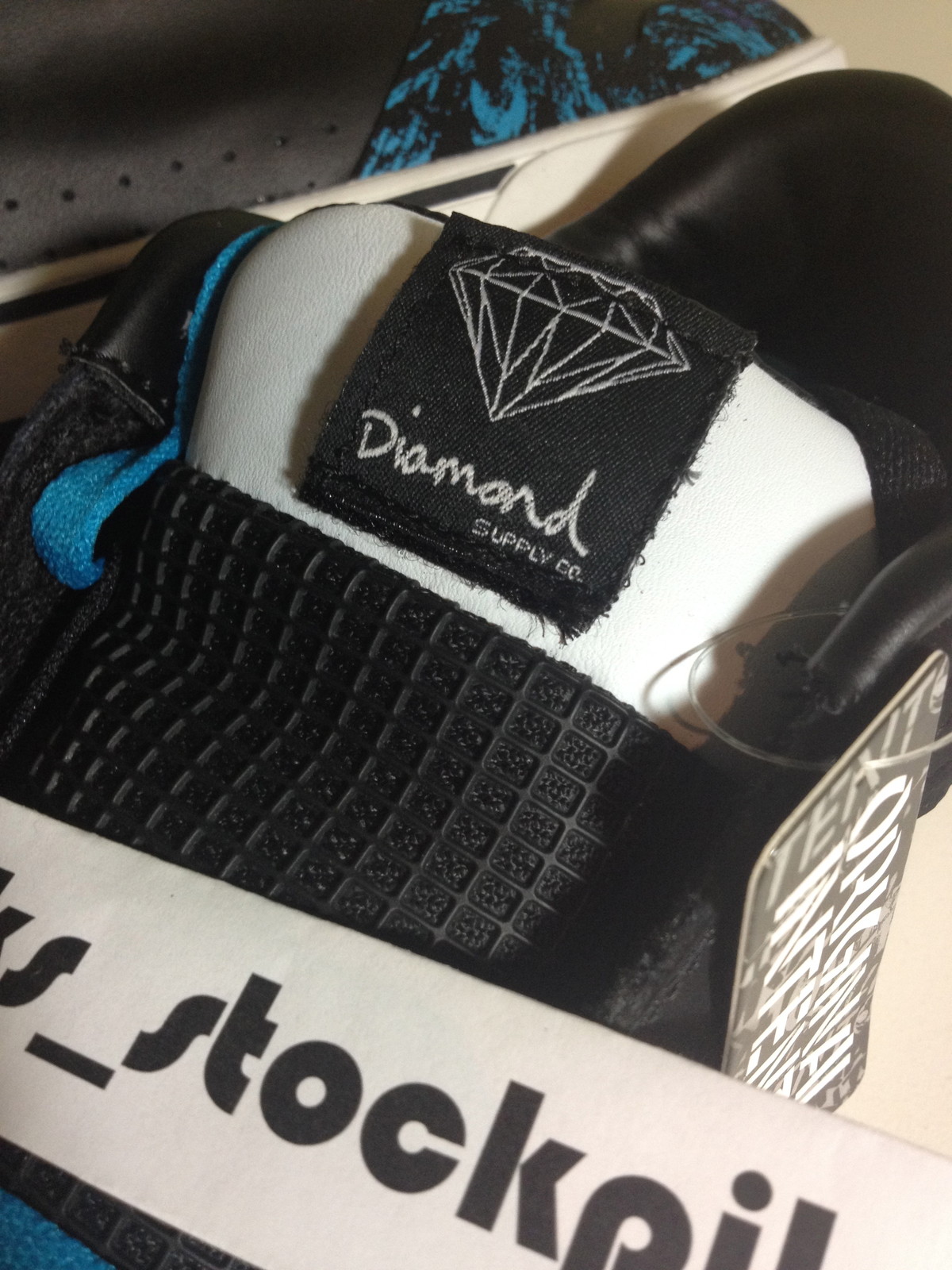 2007 DIAMOND SUPPLY CO X DVS ORIGINAL INTENT 10.5 DS NIB BLACK TURQUOISE
