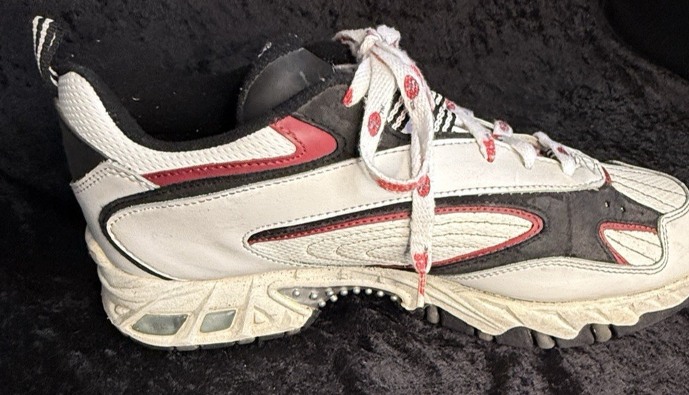 San Francisco Sf 49ers NFL Game Day Shoes Size 10 D Vintage 90’s w/49er Laces!
