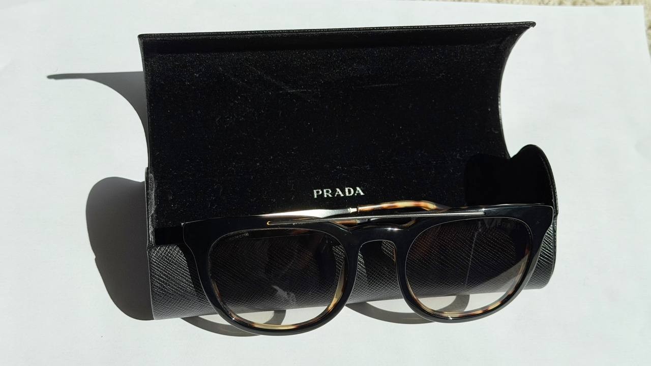 Prada SPR13P NAI-0A7 Tortoise Brown Gradient Sunglasses 51-22 135 Made In Italy