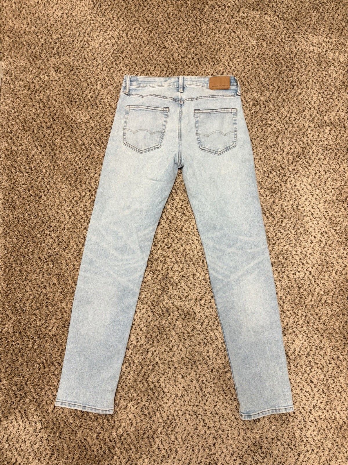 American Eagle AirFlex+ Men’s Skinny Straight Light Wash Stretch Denim Jeans