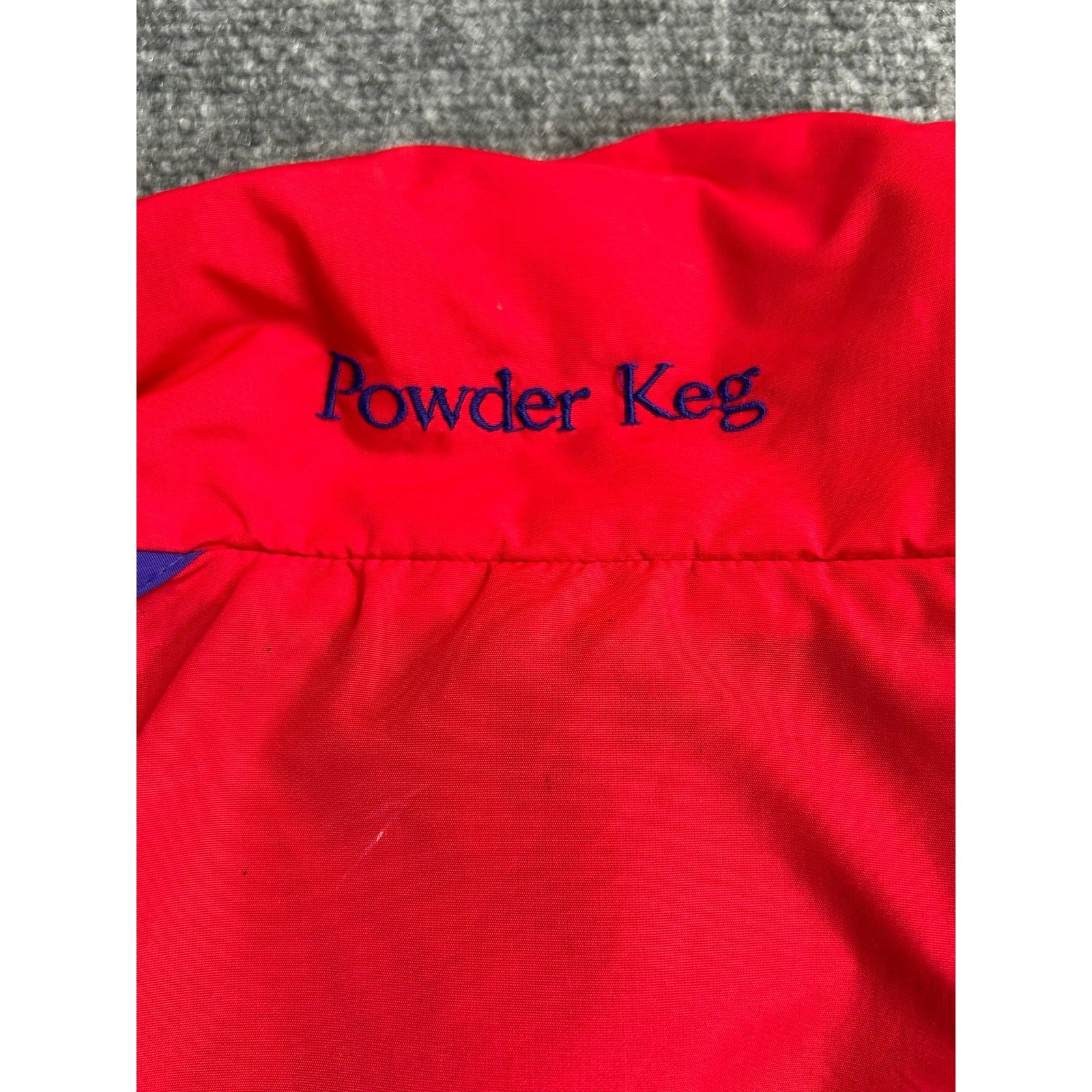 90s Vintage Columbia Powder Keg Ski Jacket Men’s Large Red Purple Made in Korea