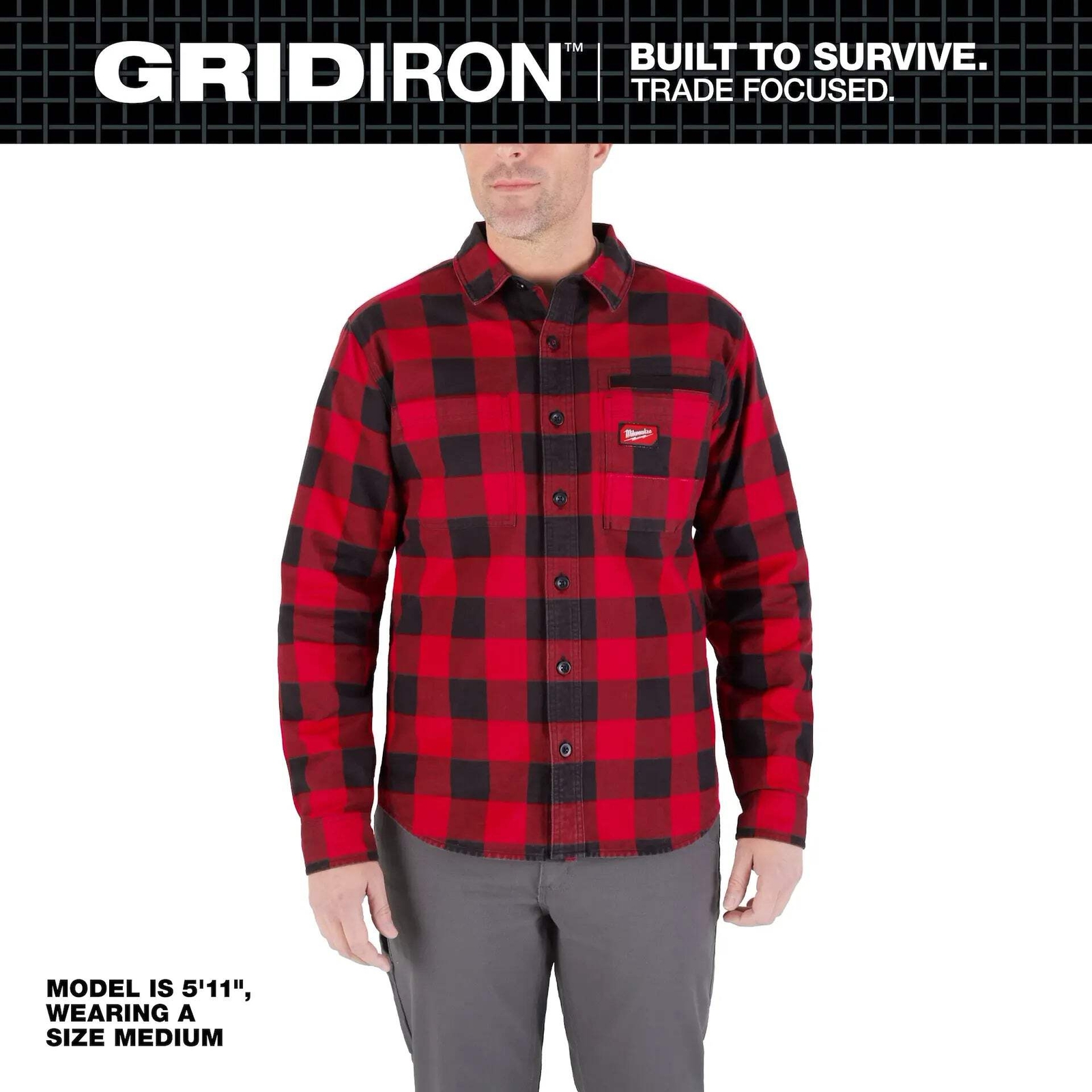 Milwaukee M551 GRIDIRON™ Flannel Shirt