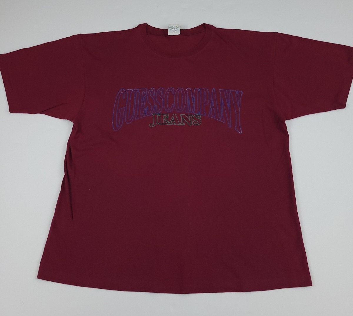 Vintage Guess Jeans USA Company T Shirt Vtg Georges Marciano 80s 90s Spellout