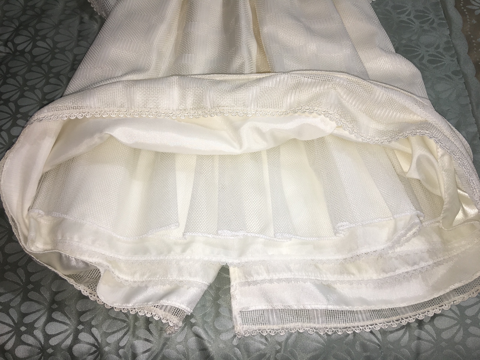 Vintage Maraly Baptism Christening Outfit Gown Mexico Shoes Bonnet Cape Bautizo