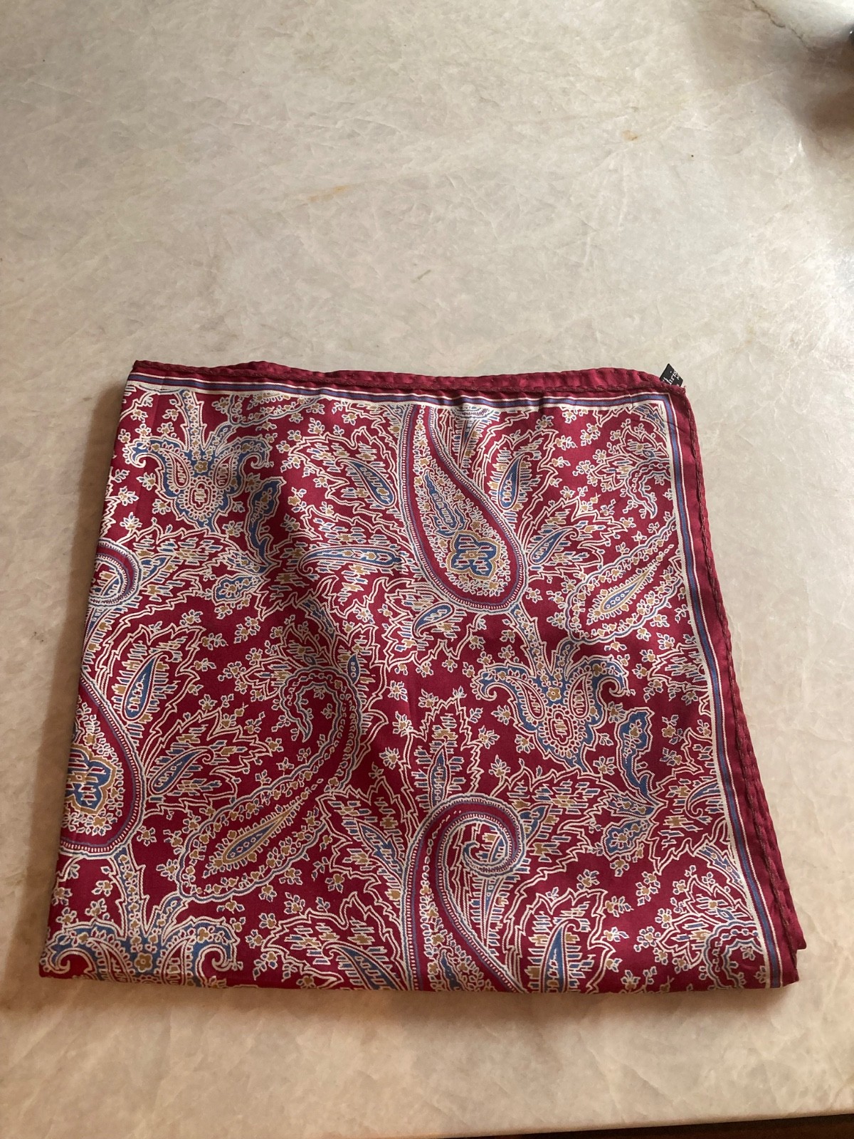 Vintage Large Christian Dior Pocket Square