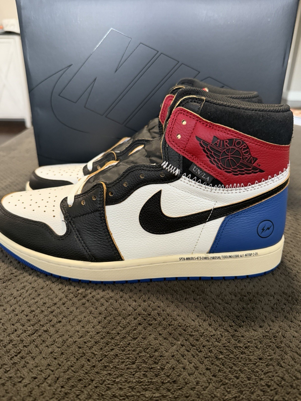 Size 12 – Jordan 1 Retro OG High Union X Fragment LA