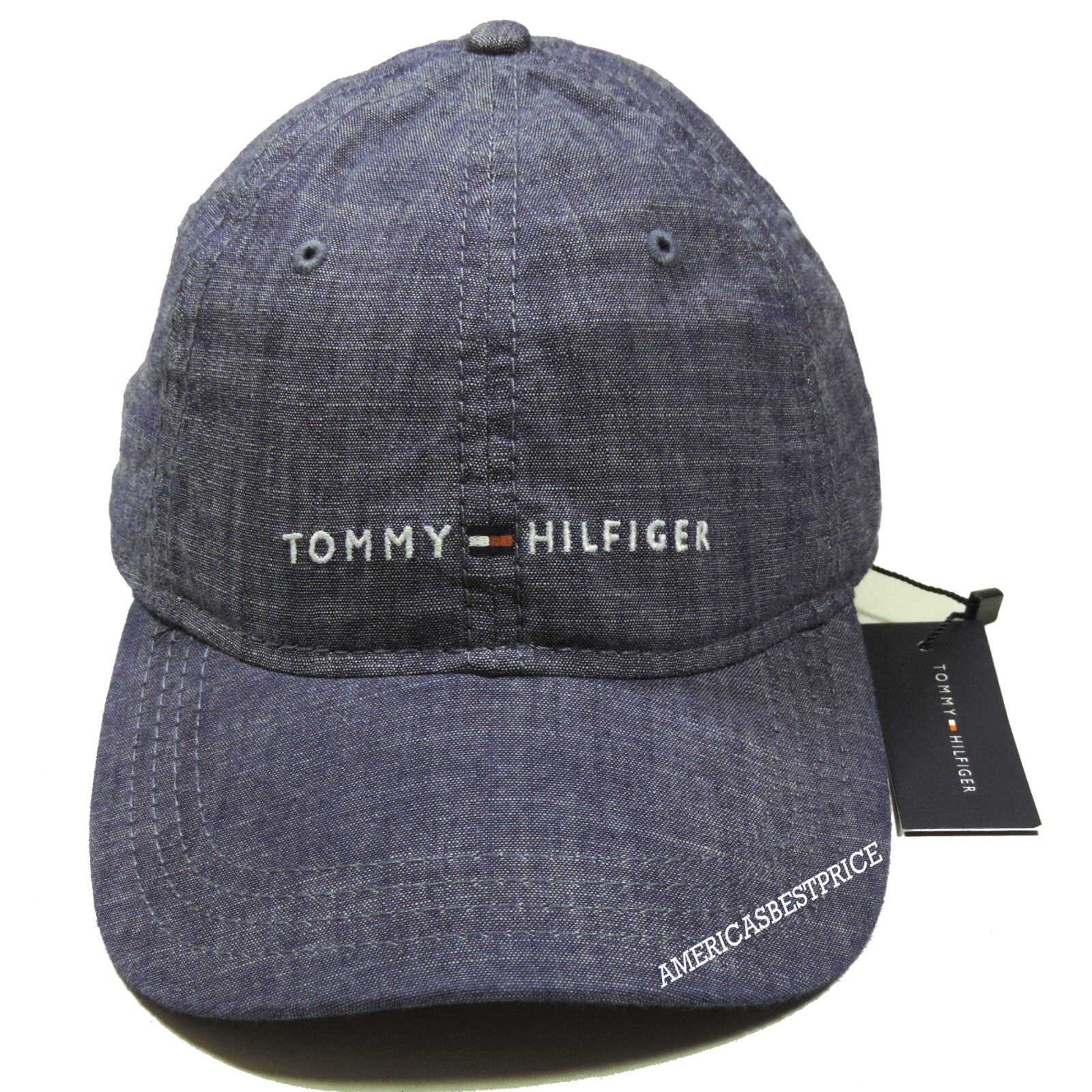 HAT MEN’S BASEBALL CAP/HAT PRE-OWNED TOMMY HILFIGER GRAY,L.BLUE,D.BLUE,BLACK CAP