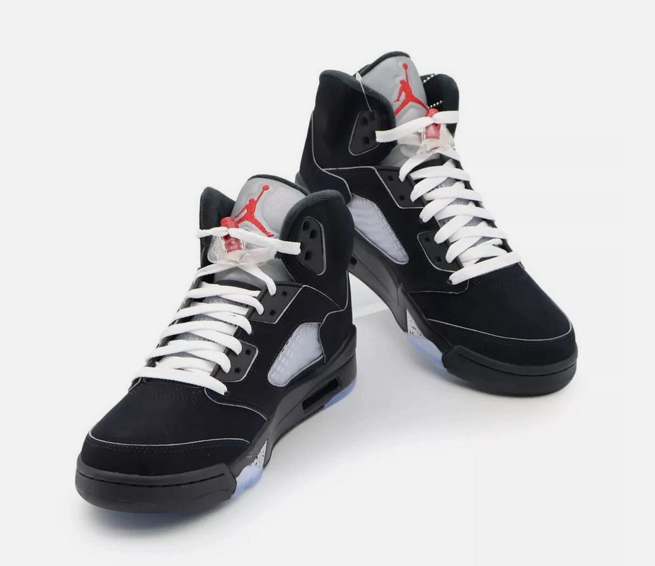 Air Jordan 5 Retro OG Black Metallic Reimagined High Top Men’s Basketball Shoes