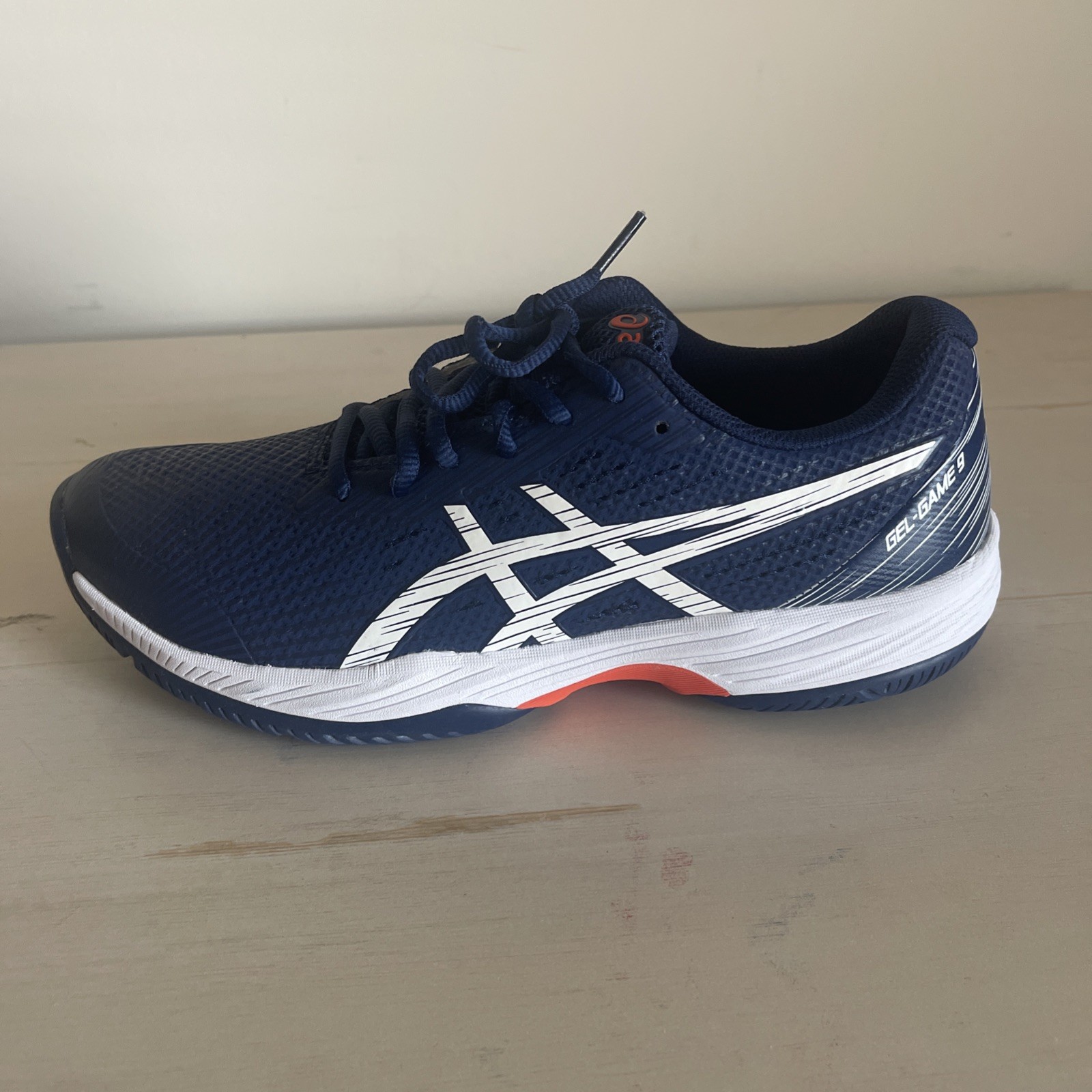 ASICS Men’s Gel-Game 9 Blue/Expanse White 1041A337-400 Size 7.5 Brand New!