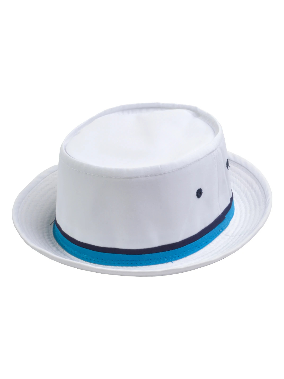Dorfman Pacific Roll Up Bucket Hat in WHITE – 830K