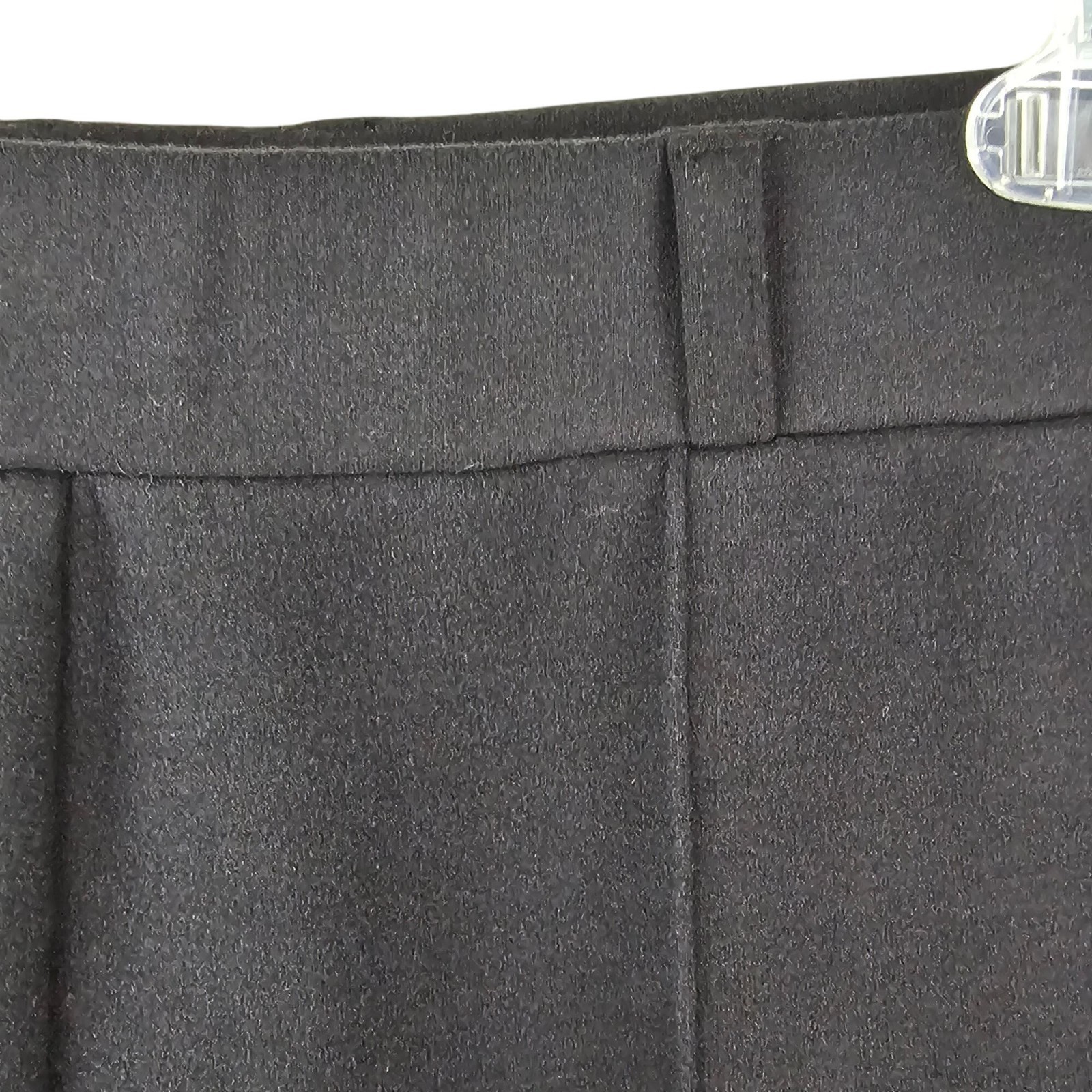 OGL Womens M Pant Black Straight Wide Leg Soft Minimalist Business Casual Office