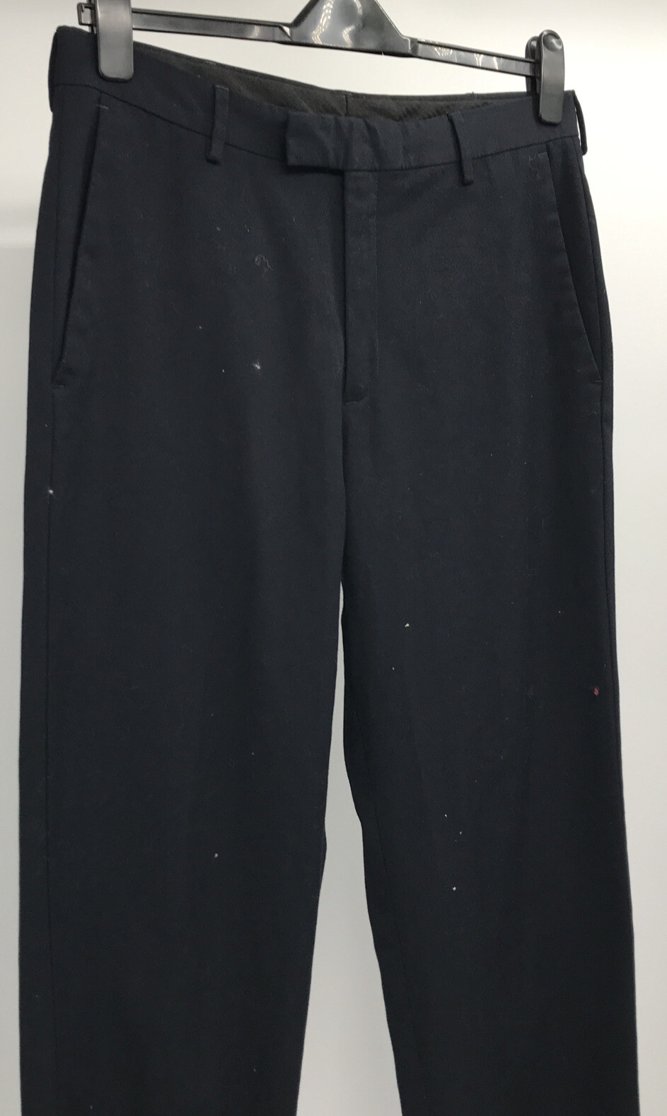 Kenneth Cole Reaction Men’s Flat Front Navy Blue Dress Pants Size 34×34 WPL386