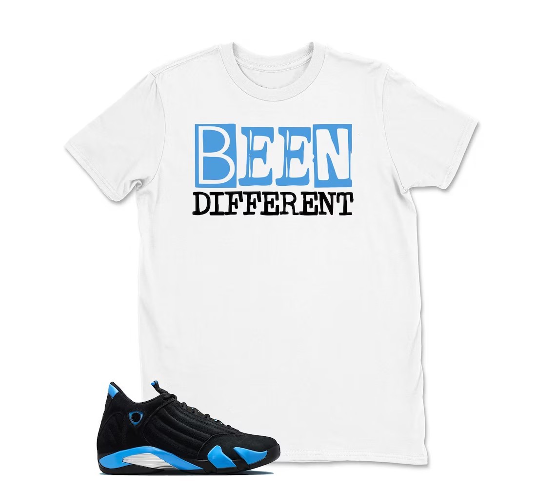 Been Different Shirt To Match JD 14 Black/University Blue, BLACK/WHITE