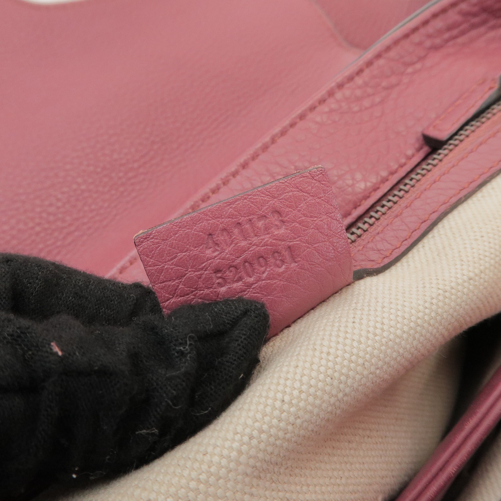 GUCCI GG Marmont Leather Shoulder Bag Rose Pink 401173 Authentic Used F/S