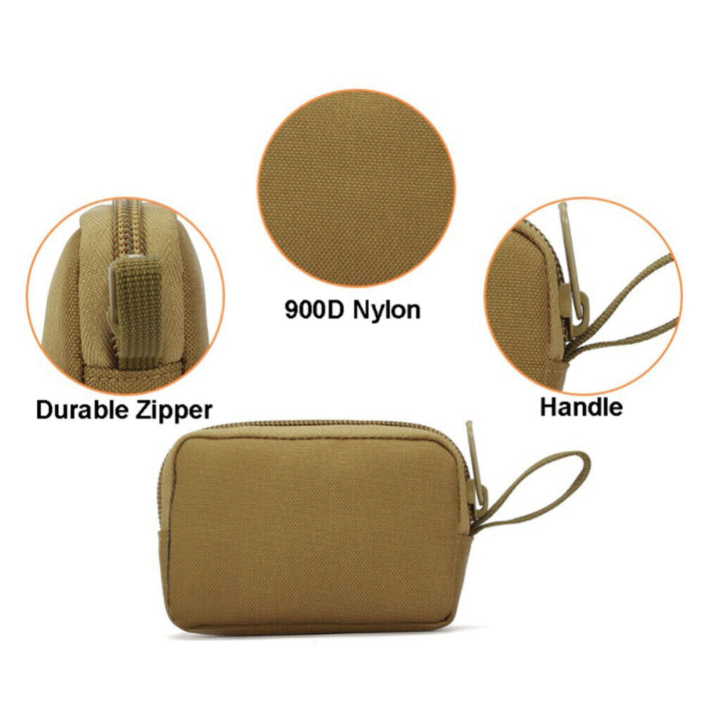 Tactical Wallet Card Small Pocket Key Money Bag Outdoor Purse Portable EDC Pouch