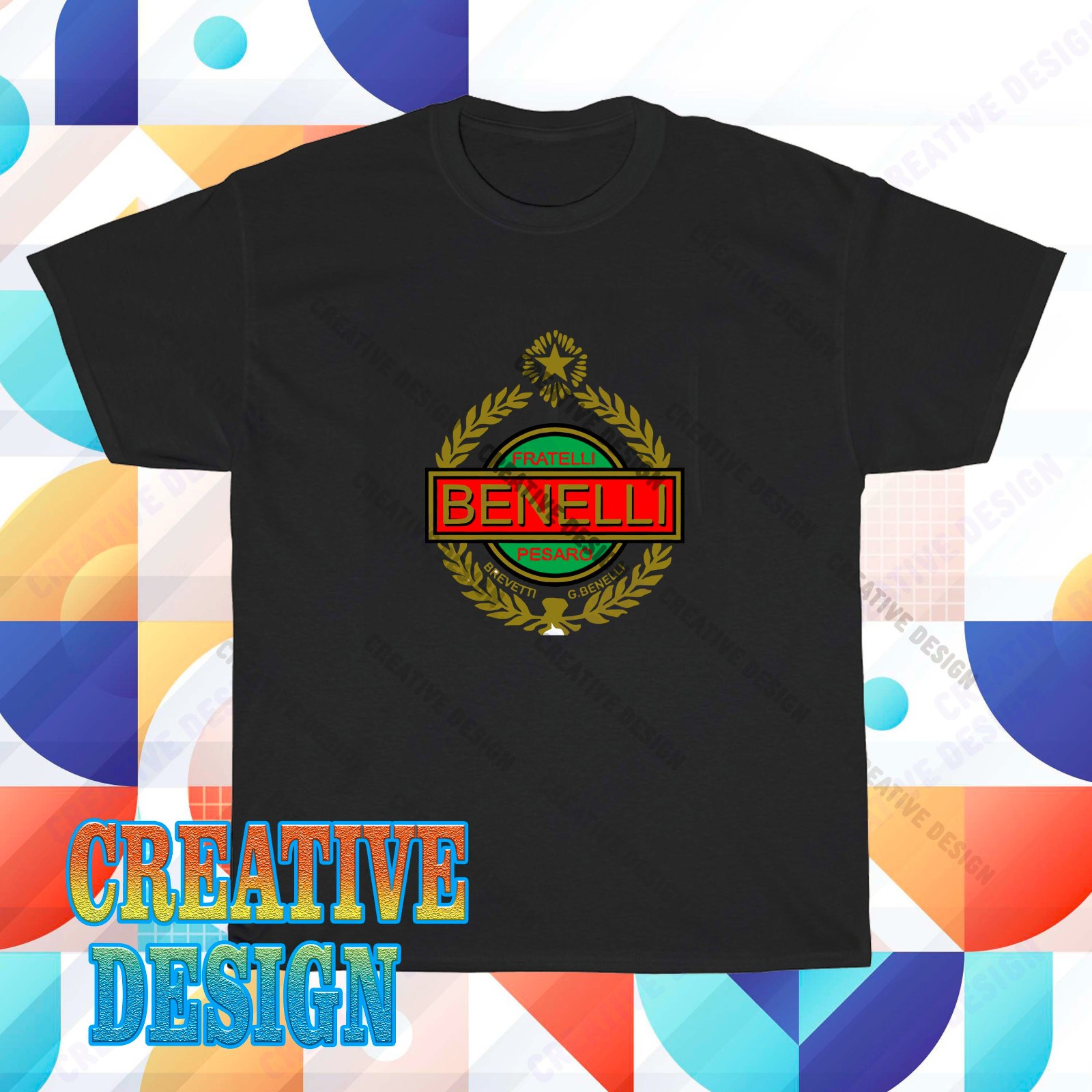 New Shirt Benelli 1925 Logo American Size S to 5XL T-Shirt Shipped From USA