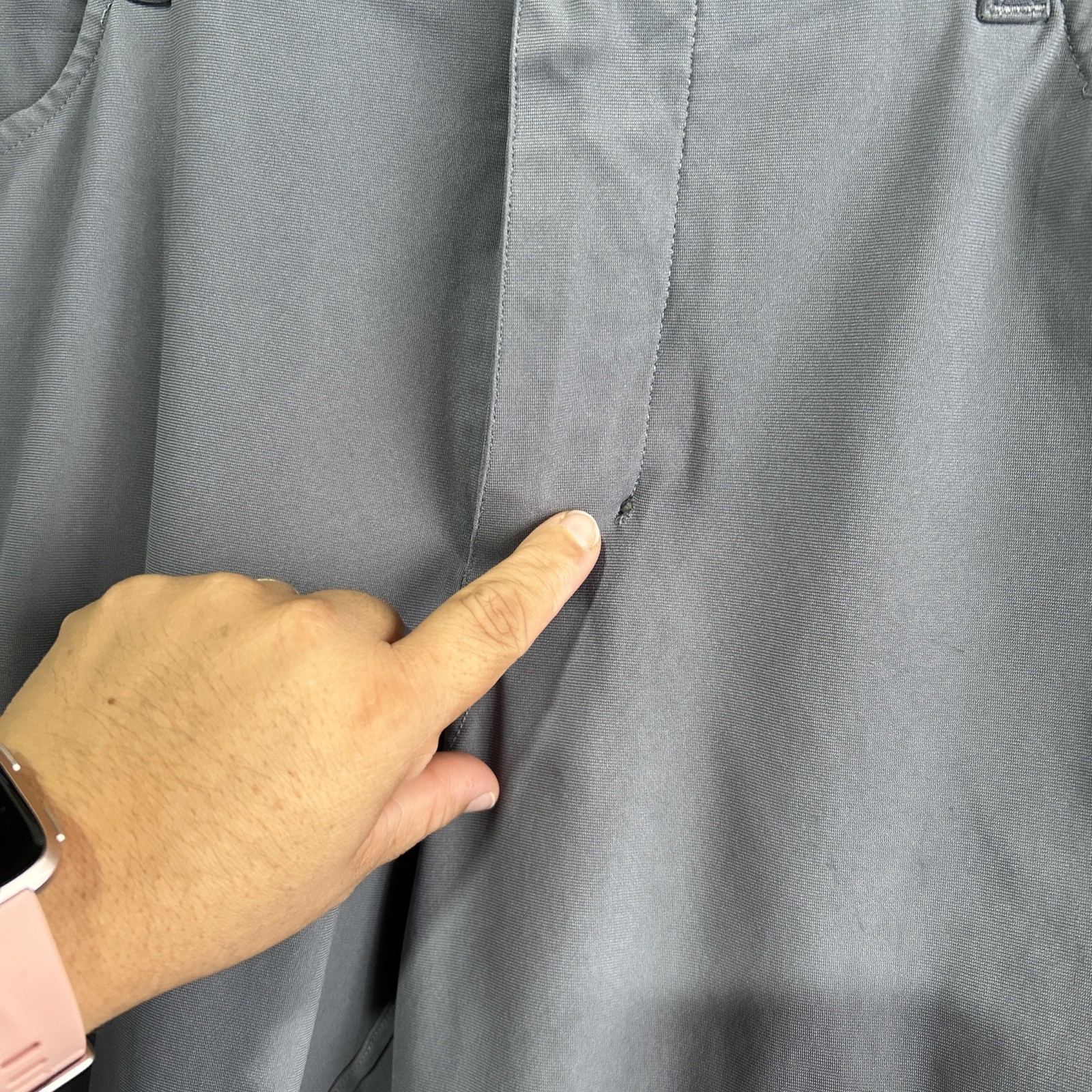 Lululemon Pants Men’s 38×31 ABC 5 Pocket Chino Gray LM5ADAS SEE Pictures **