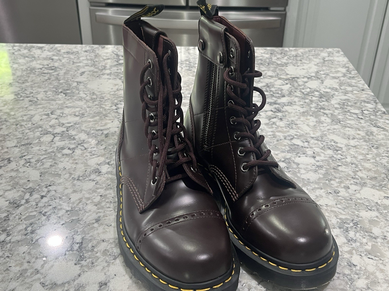 Dr. Martens X Needles Zip Lace-Up Made England US 9 *Read Description