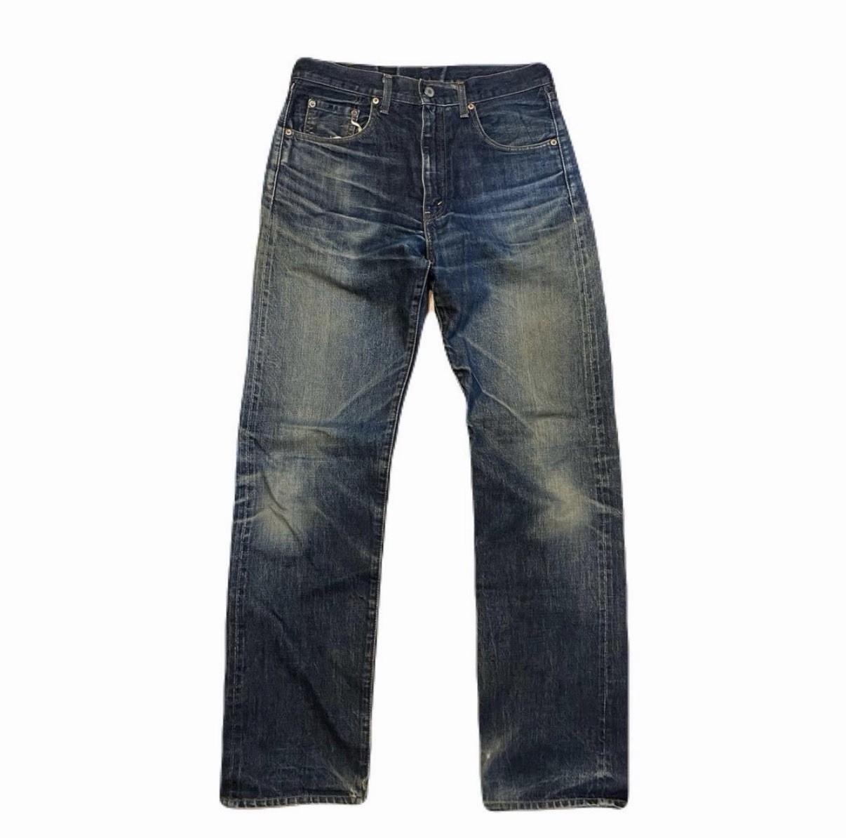 Levi’s 502XX Vintage Selvedge Grunge Wash Made in Japan Jeans W32 L36 Indigo