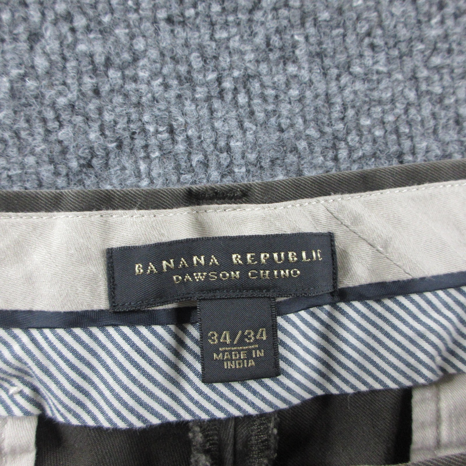 Banana Republic Dawson Chino Pants Mens 34×31 Brown Cotton Straight Casual