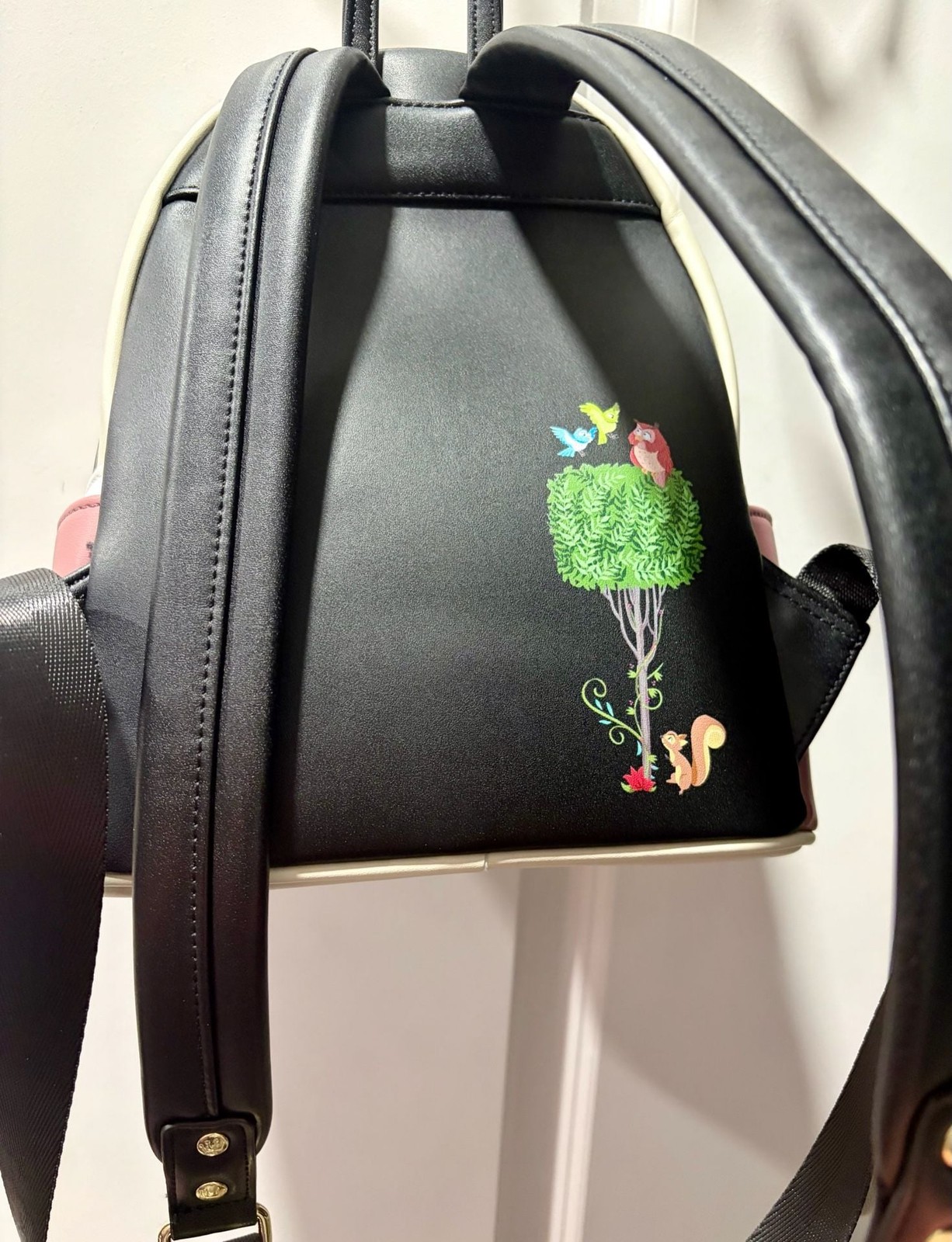 Loungefly Disney Sleeping Beauty Aurora Briar Rose Cosplay Mini Backpack Used