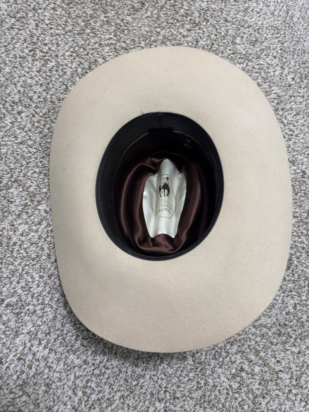 Resistol Tarrant 20X Felt Cowboy Hat 54/6.75