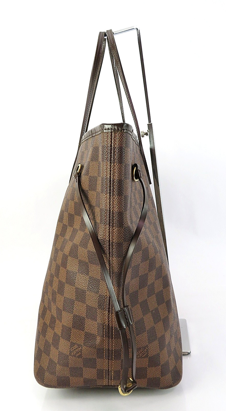 Authentic LOUIS VUITTON Neverfull GM Damie Ebene Tote Bag Purse #63931