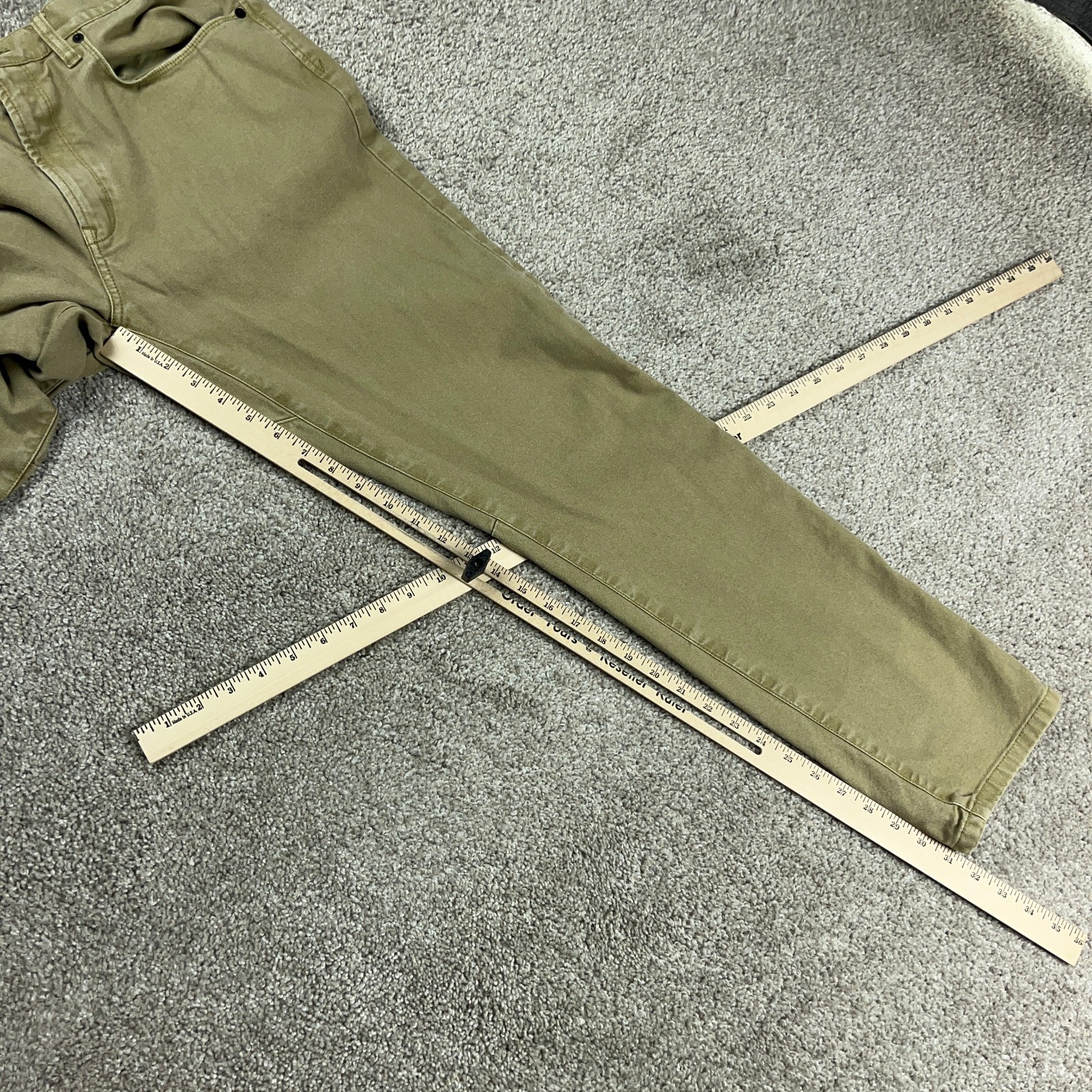 Proof Pants Mens 32 Beige Rover Durable Hiking Cmaping Outdoors Slim Fit 32×32