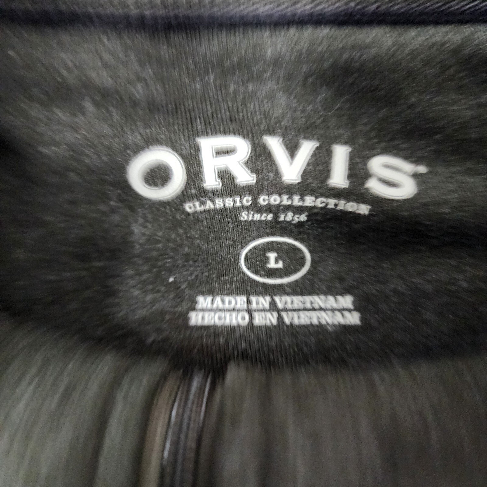 Orvis Sweater Mens Large Green Pullover Zip Sweatshirt Outdoors Fish Trout Bum