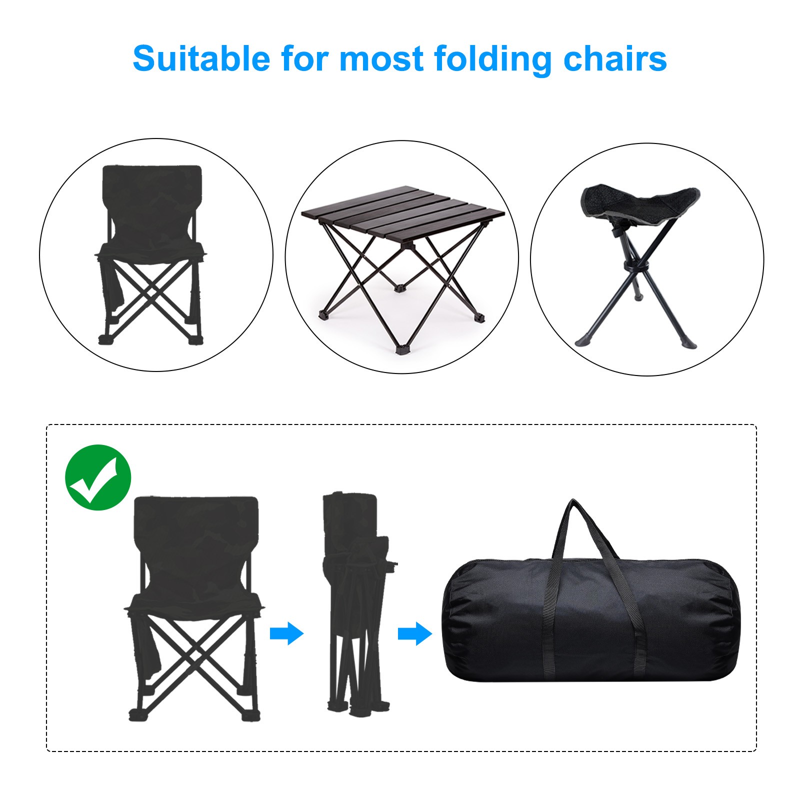 31.49 x 11.81″ Outdoor Duffel Bags Waterproof Camping Storage Bag with Zipper
