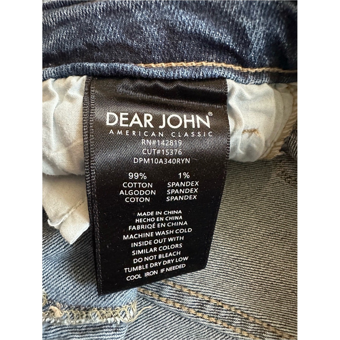Dear John Joyrich Comfort Skinny Jeans – Blue- size 28