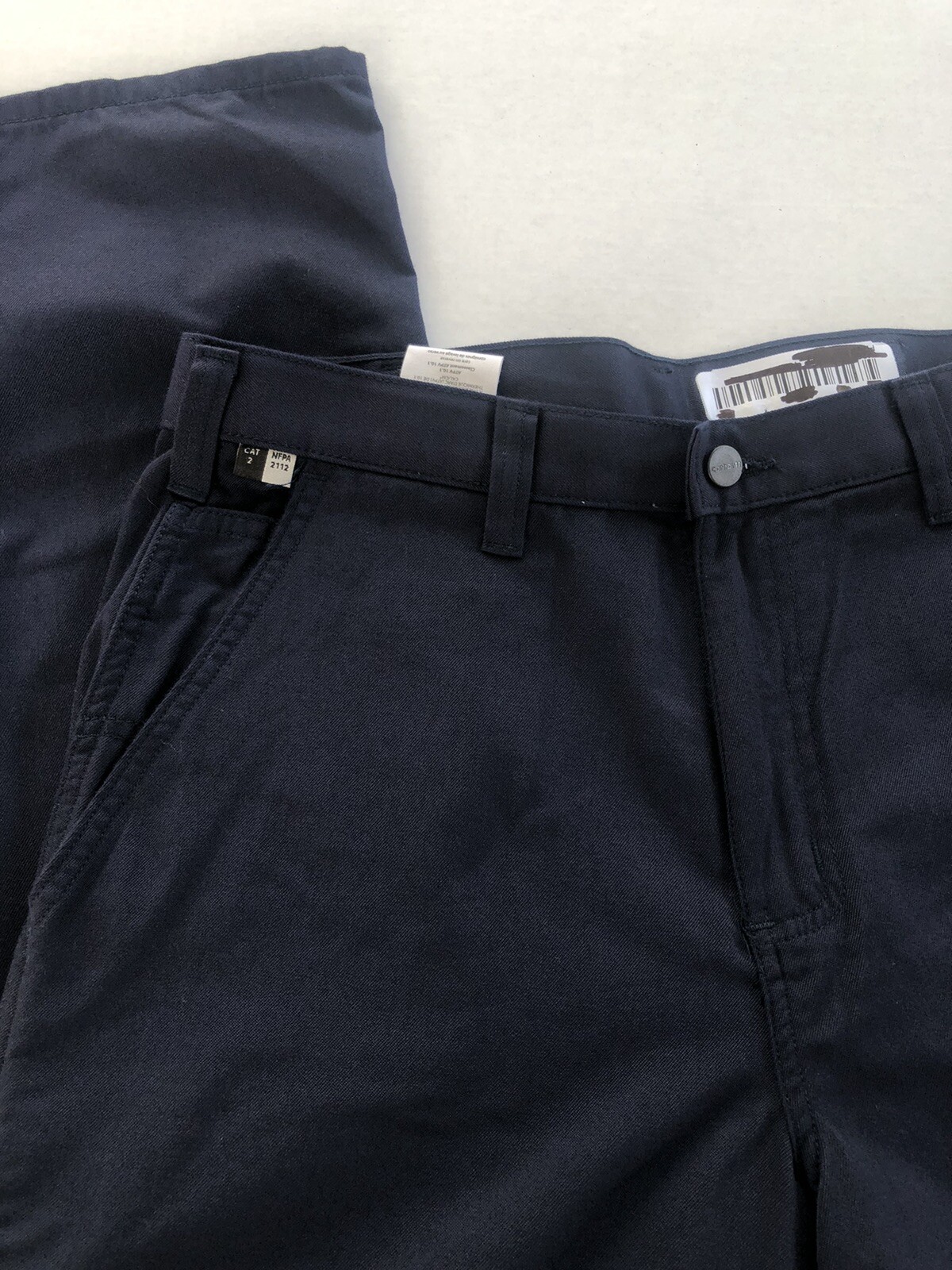 Lot 2 Carhartt FR Featherweight Work Dungarees 34×32 CAT 2 ATPV 10 Relaxed Fit