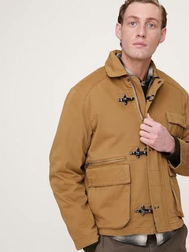 Banana Republic New Fireman Clasp Field Jacket (medium), khaki beige