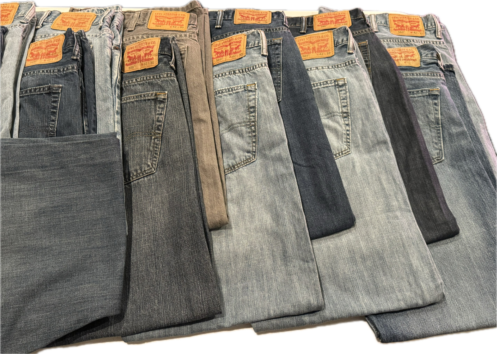 Levi’s 569 Men’s Loose Straight Jeans 40×32 42×30 42×32 ~ Choose Color & Size