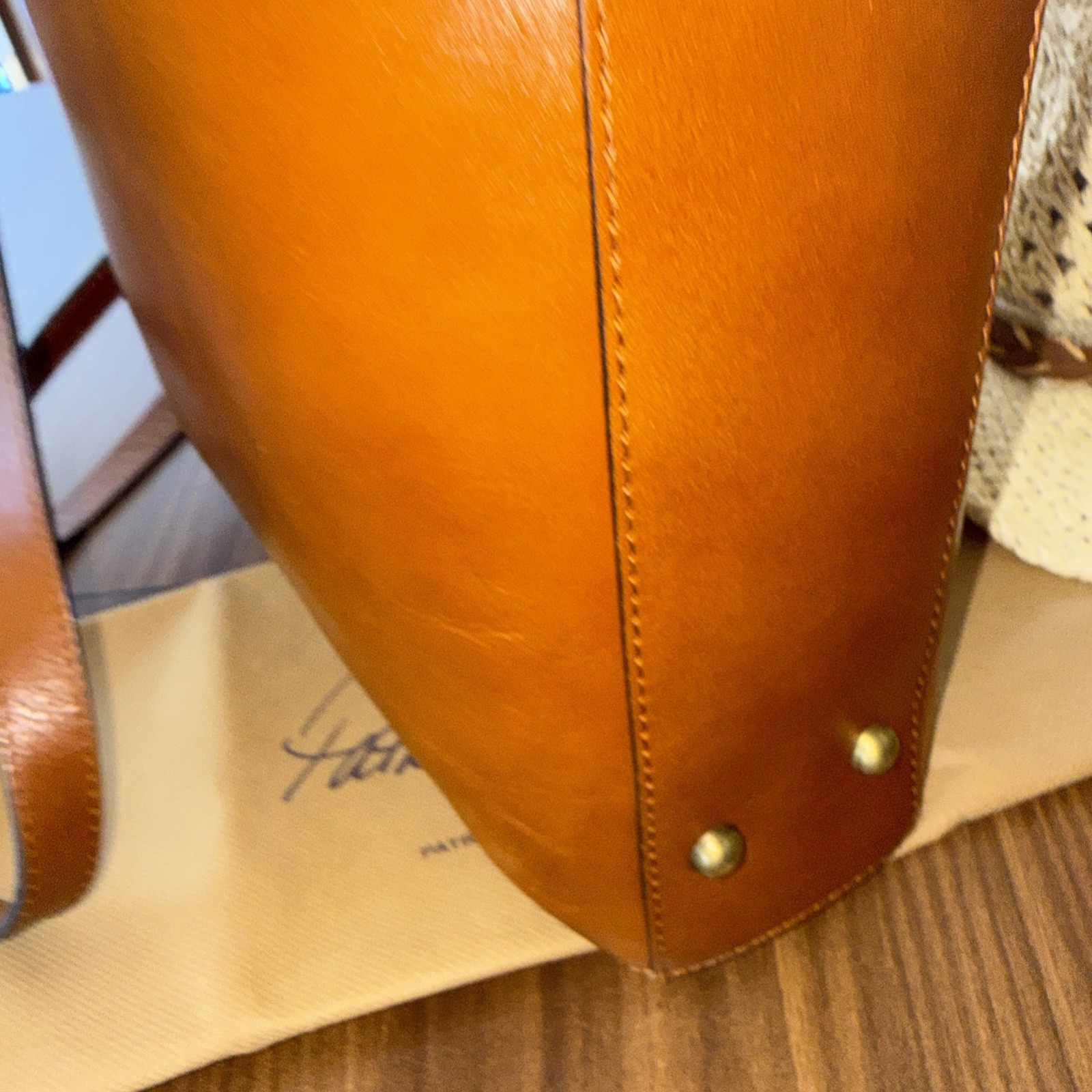 Patricia Nash Viana Leather Tote. Excellent Condition. Dust Bag.