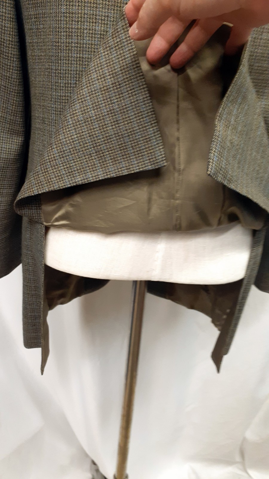 Ermenegildo Zegna US 40 Short EU 48 C Green Blazer Sport Coat Jacket Wool Plaid