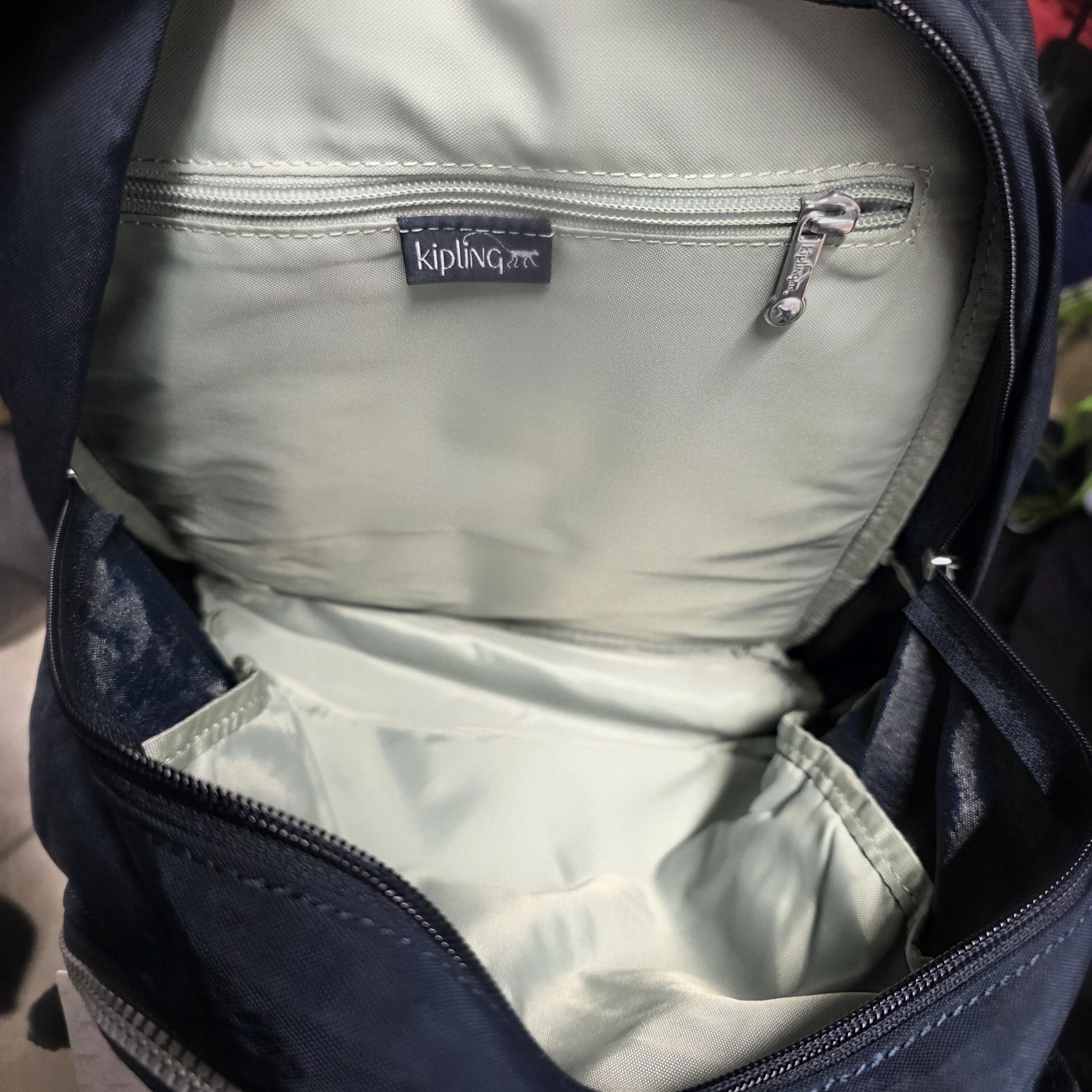 Kipling Bag Challenger Backpack True Blue 10.25″ x 14.25″ x 8.25″ Keychain