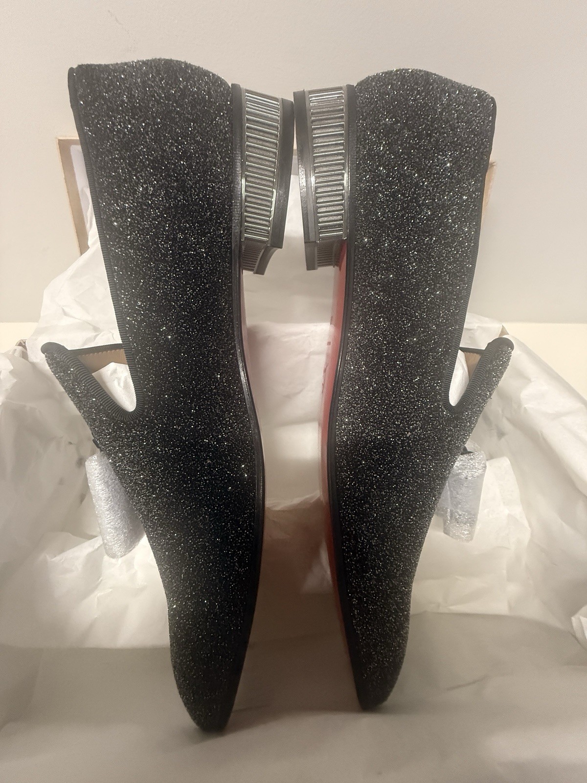 Men’s Louboutin Colonnaki Tassel Flat Crosta Size 45.5