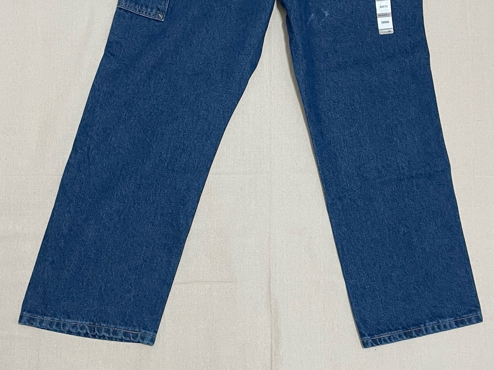 Wrangler Riggs Carpenter Pants Mens 32×30 Blue Workwear Relaxed Fit Utility NWT