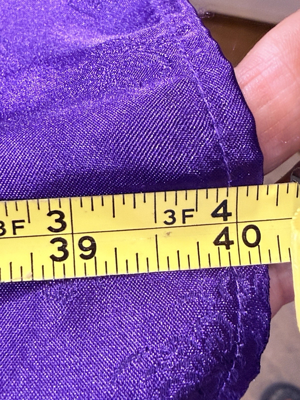 VTG Lord & Taylor Bottoms Pants Sz S Purple Asian Fashion Qipao Modern Satin