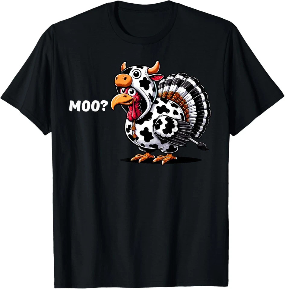 Turkey Moo Funny T-Shirt – Friends Gift
