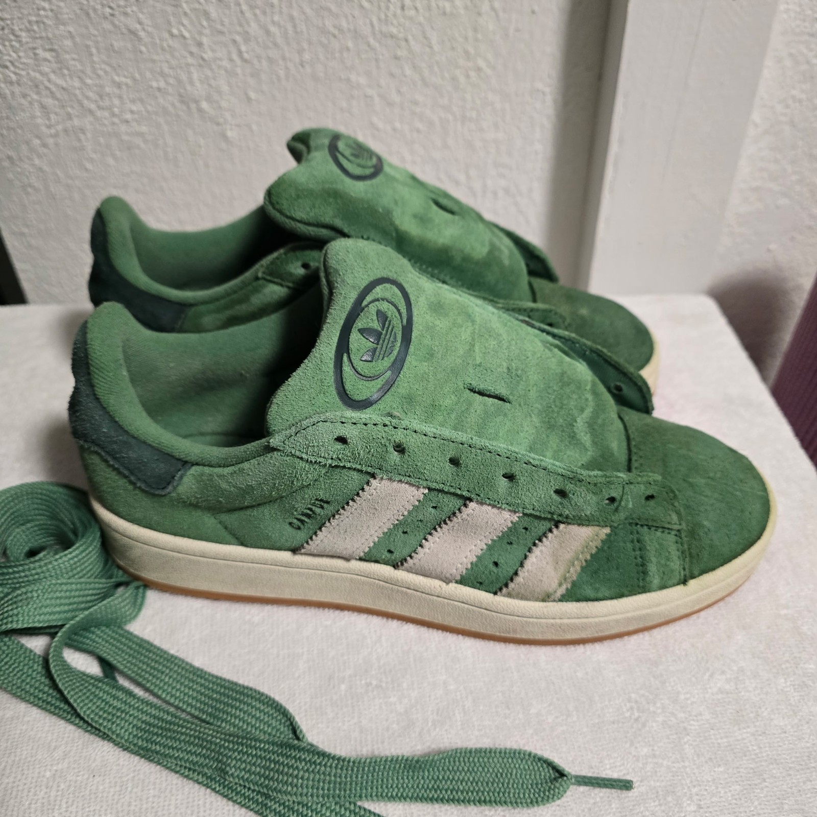 Adidas Campus 00s Preloved Green Womens 8.5 JR0104 LK-N