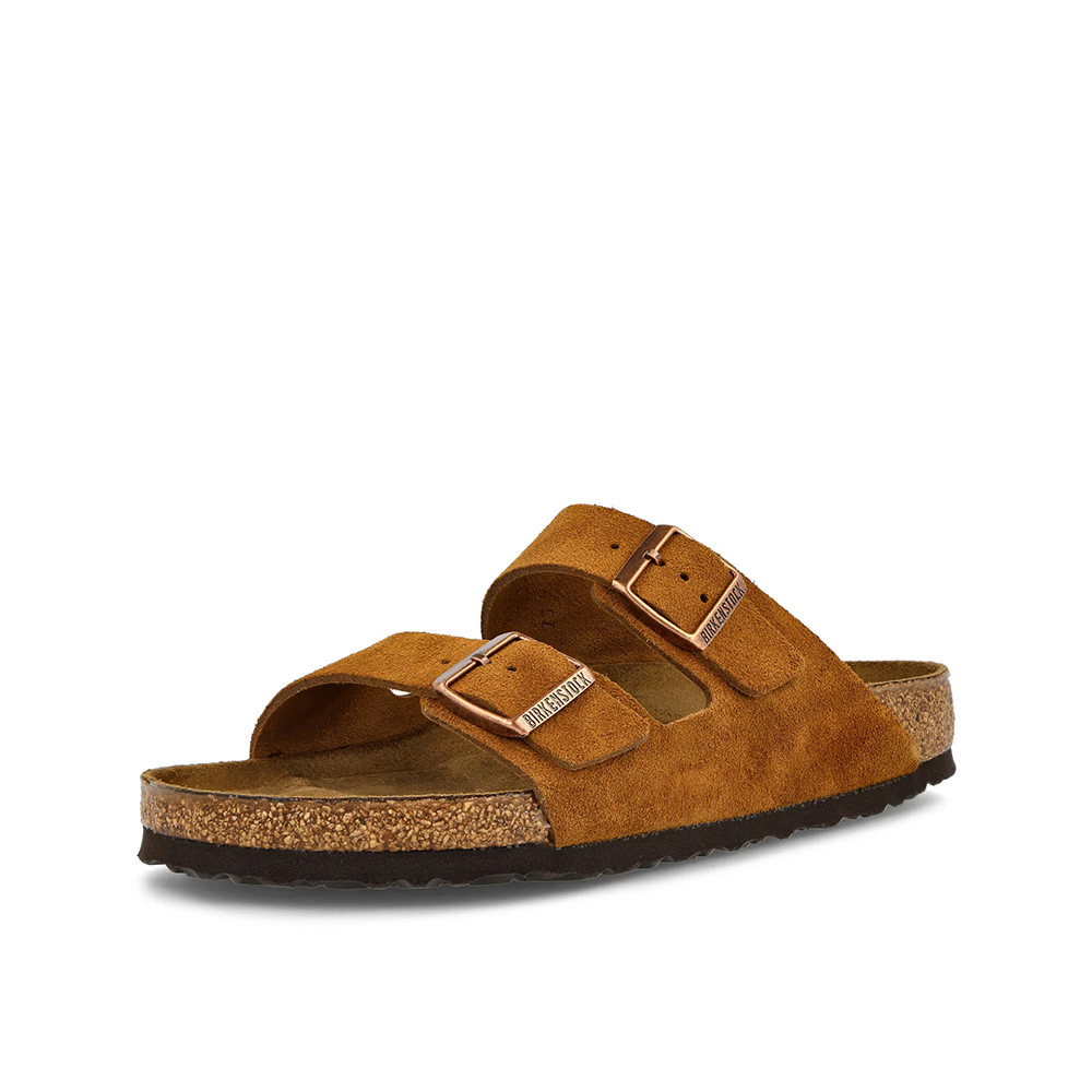 Birkenstock Arizona Suede Leather Mink Sandals Unisex Shoes New w/ Box