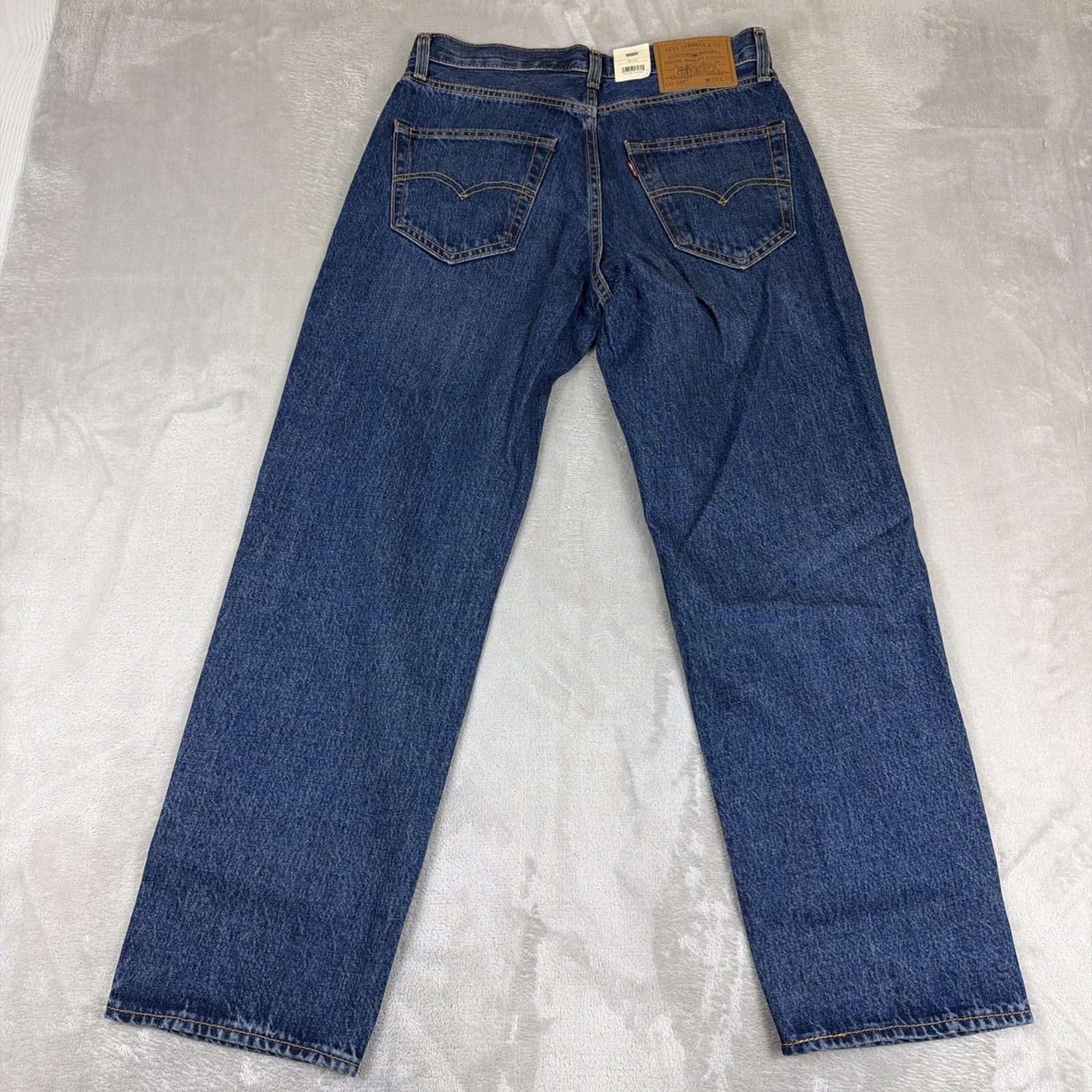 Levi’s 568 Premium Jeans Men’s Size 29×30 Loose Straight Blue Denim Cotton