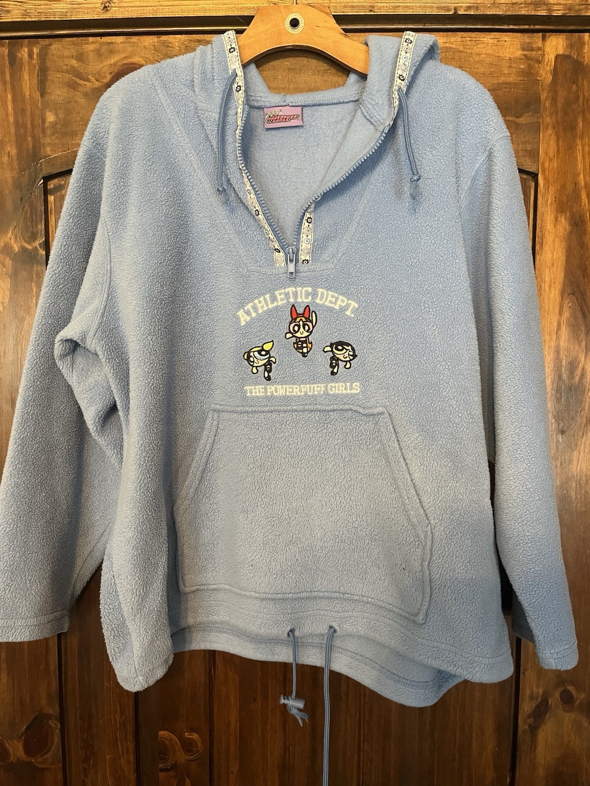 The Powerpuff Girls Vintage Cartoon Network Zipper Hoodie Size XL