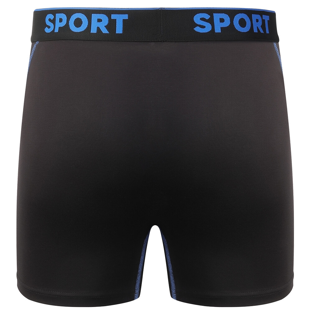 4 Pack Mens Bamboo Underwear Soft Boxer Briefs Anti Chafing Trunks Waistband Fly