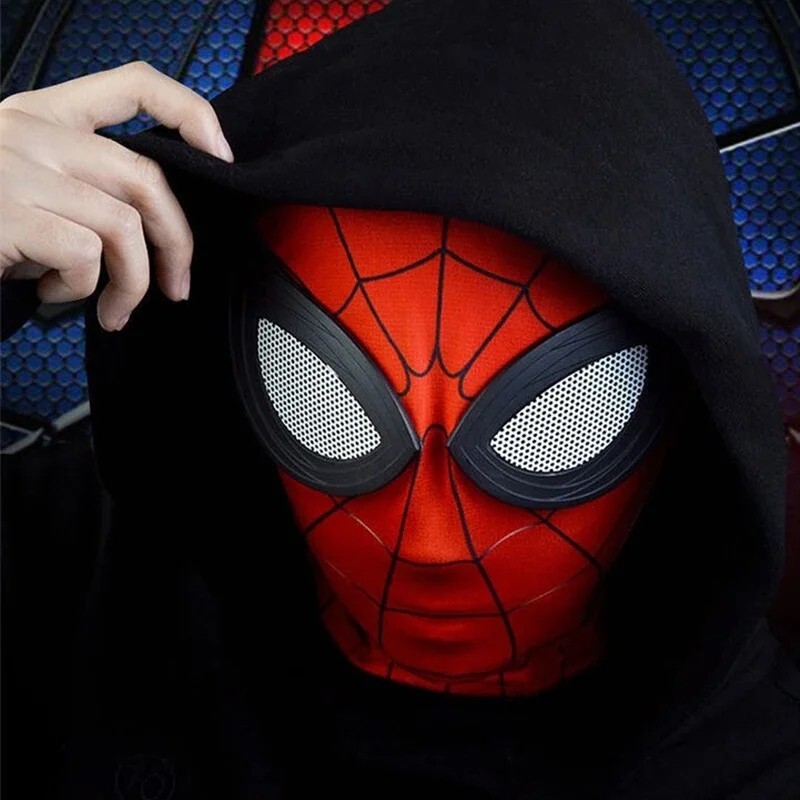 Spider-Man Mask Spiderman Movie Hero Costume Cosplay Props 3D Masks Adult Size