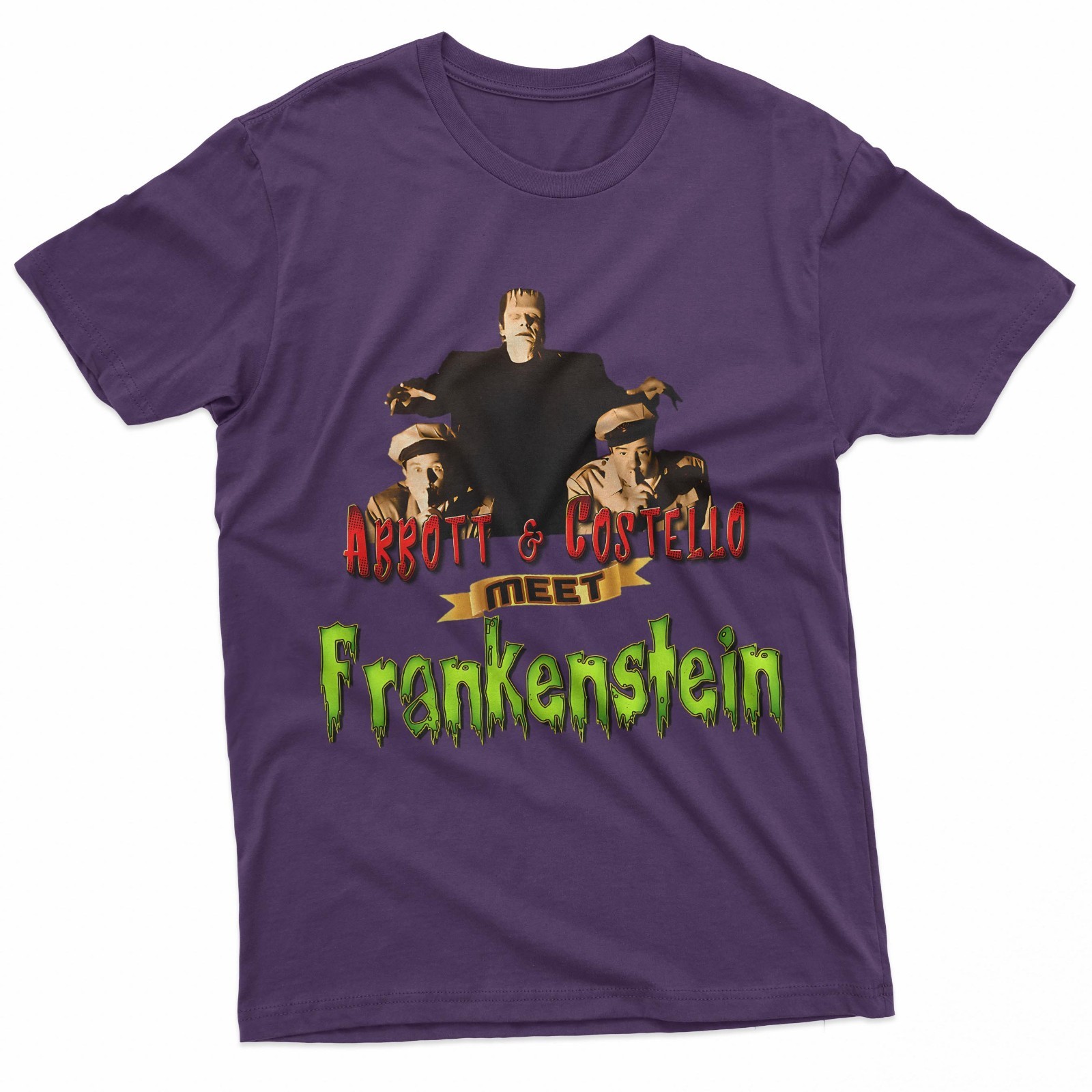 Abbott And Costello Meet Frankenstein Classic Horror Comedy T-Shirt