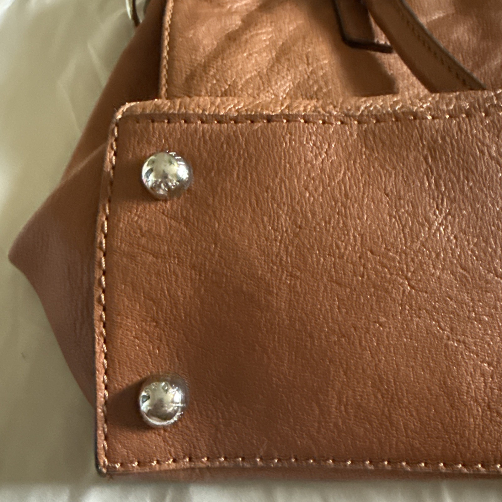 Michael Kors Hamilton Large Saffiano Leather Large Tote ShoulderBag Camel Brown