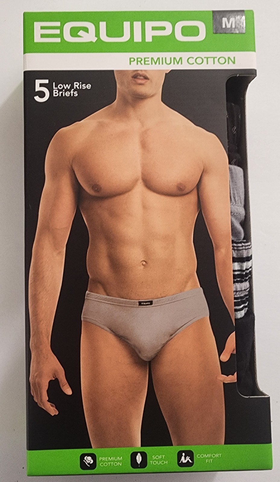 Equipo Men’s 5-Pack Low Rise Briefs